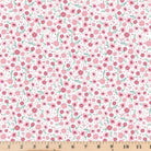 Florals White Fabric Tiny Bunny FLEUR-CD2251 by Timeless Treasures.
